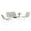 Outsunny Muebles de Jardín Gris 112 x 73 x 74 cm 1