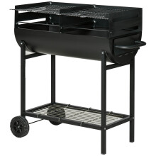 Barbacoa de Carbón Negro 90 x 45 x 96 cm