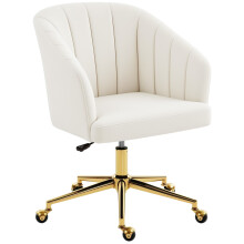 Silla de Oficina Beige 61 x 60 x 92.5 cm