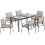 Outsunny Conjunto de Jardín Marrón 150 x 80 x 74 cm 1