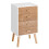 Homcom Mesita de Noche Bicolor 40 x 30 x 75cm 1
