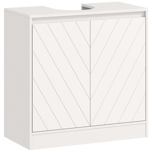 Homcom Mueble Bajo Lavabo Blanco 60 x 30 x 59.8 cm