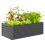 Outsunny Jardinera Exterior Gris 180 x 90 x 57.5 cm 1