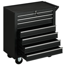 Carro de Herramienta Negro 69 x 33 x 75cm