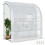 Outsunny Invernadero Blanco 200 x 100 x 215 cm 1