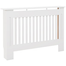 Cubierta de Radiador Blanco 112 x 19 x 81 cm