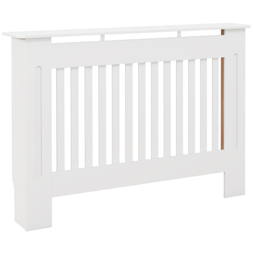 Homcom Cubierta de Radiador Blanco 112 x 19 x 81 cm