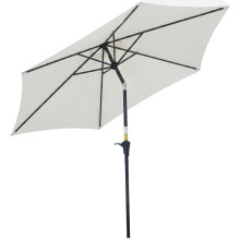 Sombrilla de Jardín Beige 260 x 260 x 235 cm