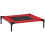 PawHut Cama Elevada para Perro Rojo 76 x 61 x 18 cm 1