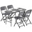 Outsunny Conjunto de Jardín Gris 118 x 60 x 74 cm 1