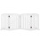 PawHut Barrera de Seguridad Blanco 207.5 x 30 x 61 cm 1
