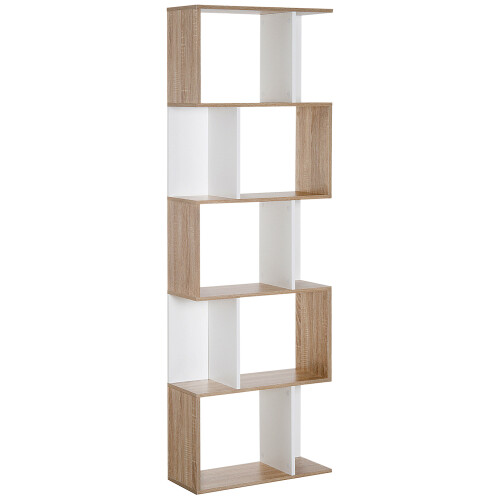 Homcom Estantería Librería Bicolor 60 x 24 x 184.5 cm