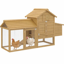 Gallinero de Jardín Marrón 151.5 x 54 x 87 cm