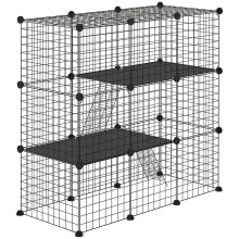 Valla para Mascota Negro 105 x 45 x 105 cm