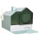 PawHut Caja de Arena Azul 47 x 45 x 42 cm 1