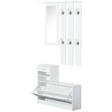 Estante para Zapato Blanco 90 x 10 x 91 cm