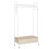 Homcom Perchero Metálico con Rueda Bicolor 99 x 47 x 185cm 1