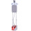 Homcom Cepillo de Vapor Rojo 35 x 25 x 23 cm 1