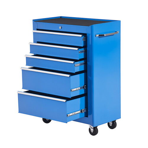 Homcom Carro de Herramienta Azul 61.5 x 33 x 82.5 cm