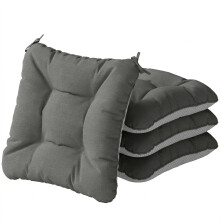 Cojines para Silla Gris 39.5 x 39.5 x 10 cm