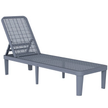 Tumbona Gris 191 x 55 x 35.5 cm