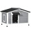 PawHut Caseta para Perro Gris 97 x 72 x 65 cm 1