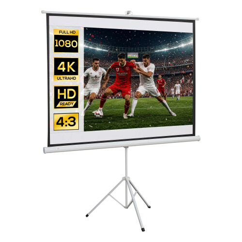 Homcom Pantalla de Proyector Blanco 171 x 0 x 131 cm