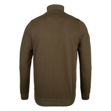 Jack Pyke Men’s Half Zip Sweatshirt Dark Olive Large