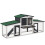 PawHut Conejera para Exterior Gris 197 x 49 x 86 cm 1