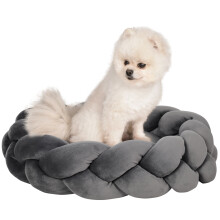 Cama para Mascota Gris 55 x 55 x 14 cm