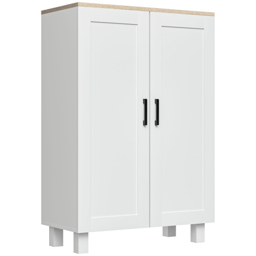 Homcom Armario de Salón Blanco 60 x 30 x 90 cm