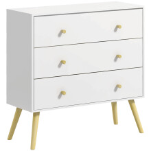 Cómoda con Cajone Blanco 80 x 30 x 80 cm