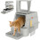 PawHut Arenero para Gato Gris 63 x 43 x 43 cm 1