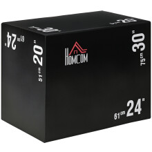 Caja Pliométrica Negro 75 x 51 x 61 cm