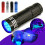 (Red)Mini Uv Flashlight For Currency Verification Fluorescence Testing Camping Scenarios Search 7