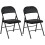 Homcom Sillas Plegable Negro 45 x 46 x 78 cm 1
