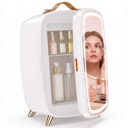 Homcom Nevera Cosmético Blanco 24.3 x 19.4 x 35.6 cm