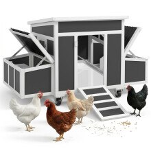 Gallinero Gris 147 x 93.5 x 89.5 cm