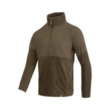 Jack Pyke Bleasdale Half Zip Fleece Top Dark Olive Small XX-Large