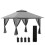 Outsunny Carpa Plegable Gris 392 x 392 x 283 cm 1