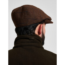 JACK PYKE Newsboy Flat Cap Brown Tweed 59cm