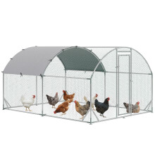 Gallinero de Exterior Gris 280 x 380 x 197 cm