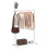 Homcom Burro para Ropa Blanco 86 x 43 x 171 cm 1