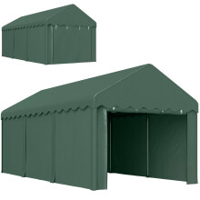 Garaje Exterior Coche Verde 594 x 300 x 280 cm