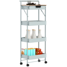 Carrito Auxiliar Verde 45 x 29.5 x 117.5 cm