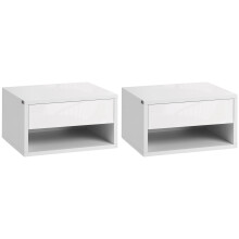 Mesitas de Noche Blanco 37 x 32 x 21 cm