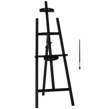 Caballete de Pintura Negro 51.5 x 71.5 x 134.5 cm