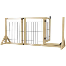 Barrera para Perro Marrón 159 x 44 x 70 cm
