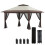 Outsunny Carpa Plegable Beige 392 x 392 x 283 cm 1