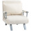 Homcom Sofá Cama Individual Beige 65 x 69 x 80 cm 1